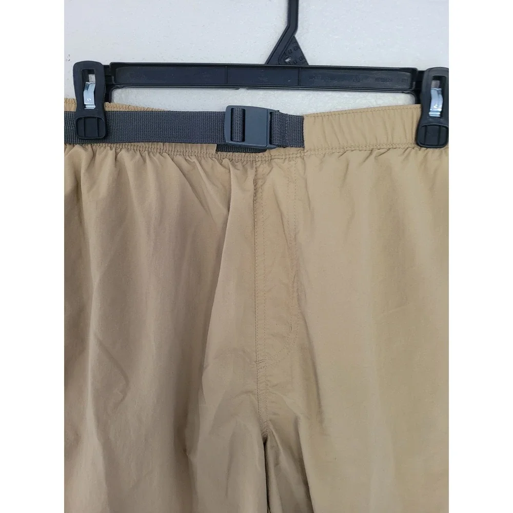 Columbia Mens Tan Hiking Shorts Integrated Belt Mesh Liner Size L Active Wear #1